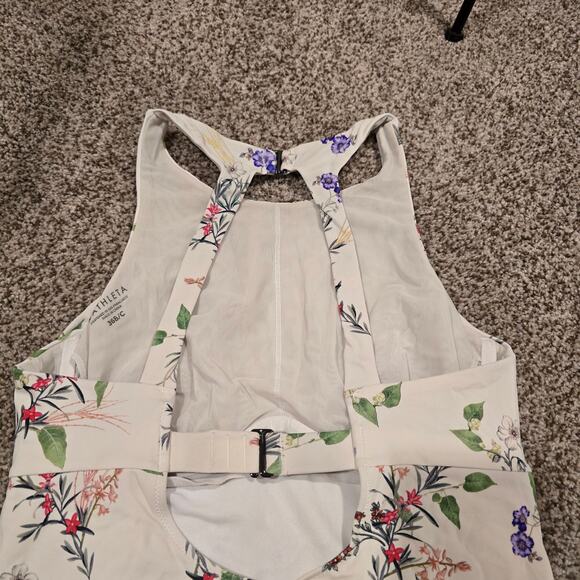 Women's Athleta Floral Underwire Tankini Swim Top | Size 36 B/C - Picture 5 of 11